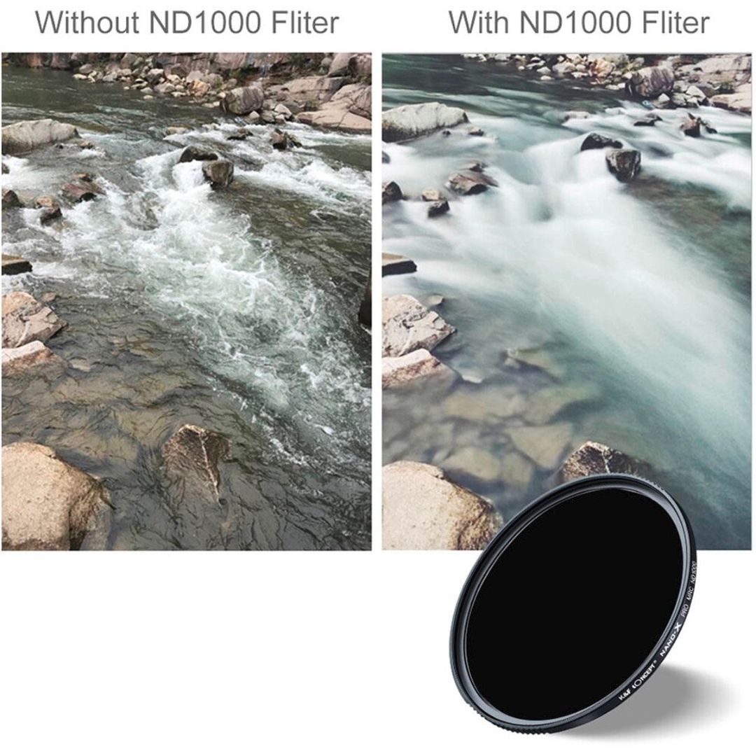 K&F Concept 86mm Nano-X Fixed ND1000 Filter, HD, Waterproof, Anti Scratch, Green Coated KF01.1368 - 9