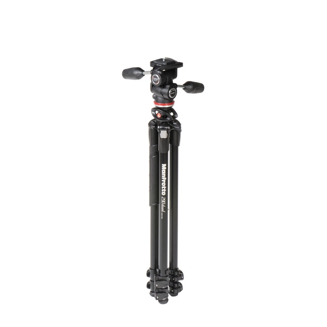 Manfrotto MK290DUA3-3WUS 290 Dual Aluminum Tripod 3-Way Pan/Tilt Head - 8