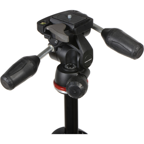 Manfrotto MK290DUA3-3WUS 290 Dual Aluminum Tripod 3-Way Pan/Tilt Head - 4