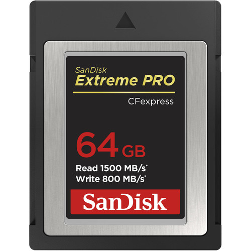 SanDisk 64GB Extreme PRO CFexpress Card Type B - 1