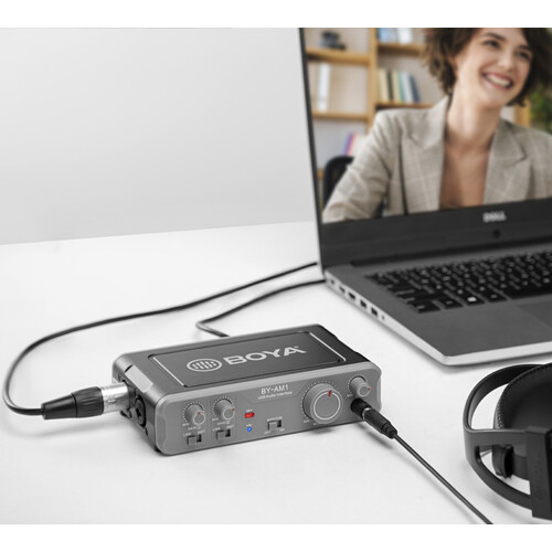Boya BY-AM1 Dual-Channel USB 2 Audio Mixer - 4