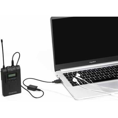 Boya BY-EA2L 3.5mm mikrofon na USB adapter kabl - 5