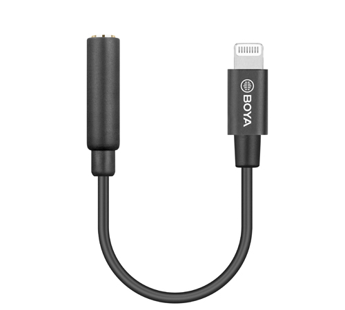 Boya BY-K3 3.5mm TRRS ženski na Lightning port kabl - 2