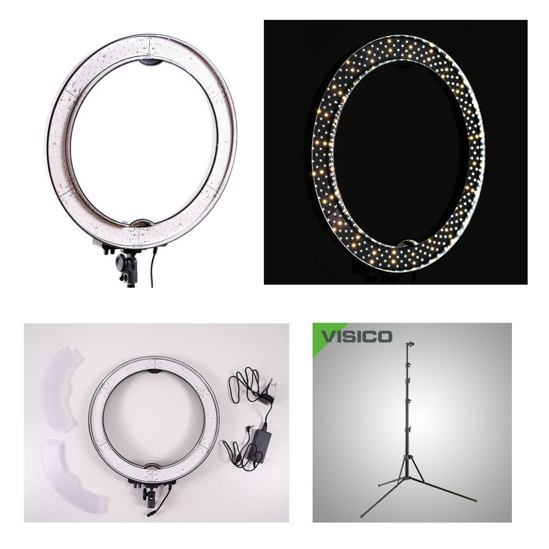 Brilliant PROFESSIONAL MAKE-UP SMD LED Bi-Color + stativ - 1