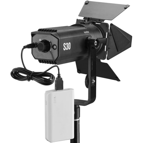Godox Focusing LED Light S30-Daylight Kit sa 3 glave - 8