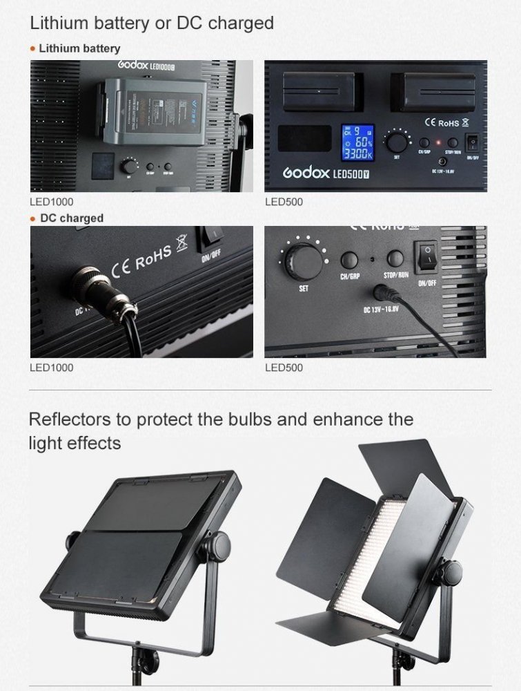 Godox LED 500C (žuto/beli) - 3