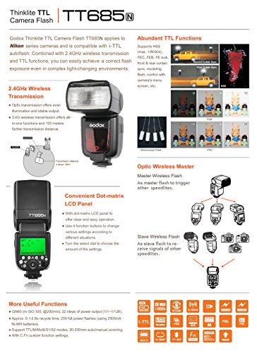 Godox TT685N za Nikon - Stari model! - 2