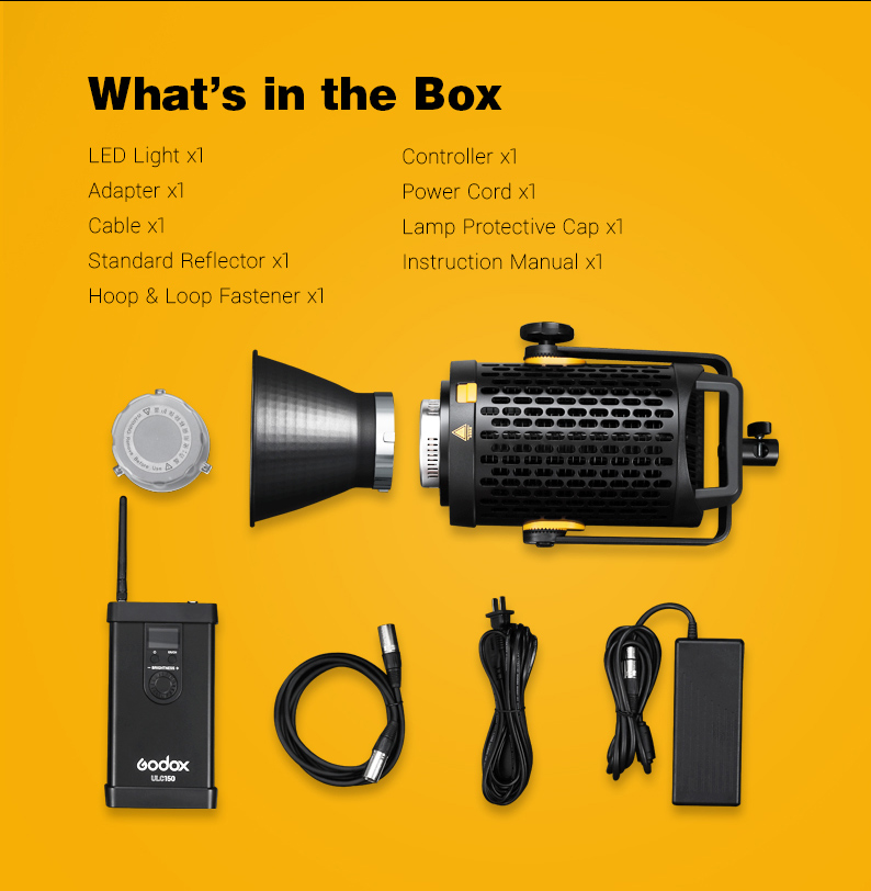 Godox UL150 Silent LED Video Light - 12