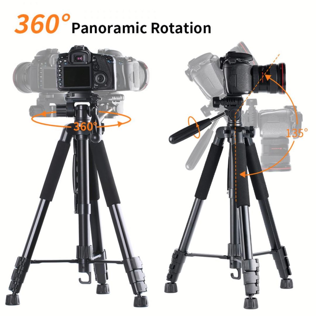 K&F Concept stativ i monopod 177cm, nosač za pametne telefone, trosmerna panoramska glava, KF09.050V2 - 2