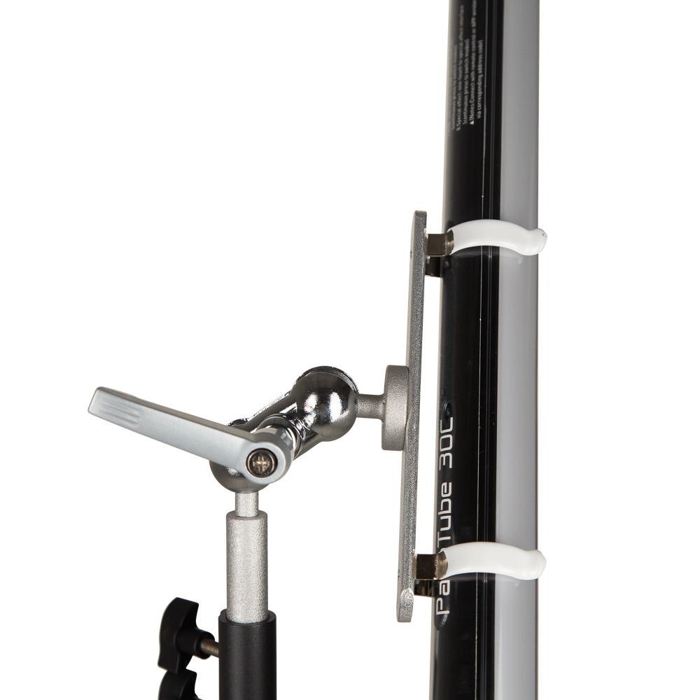 Nanlite HD-T12-1-BHP (Pavotube Single T12 LED Tube Holder with Swivel Ball Joint and 5/8in Baby Pin) - 2