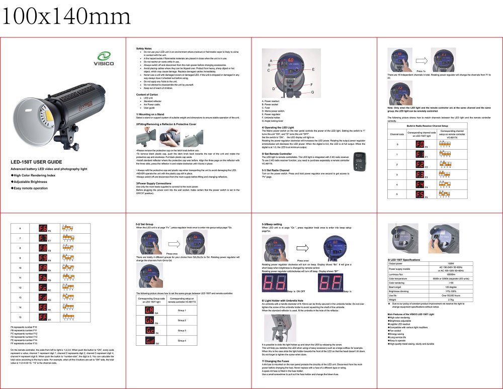 Visico LED 150T 5500K - 3 Godine garancija! - 4